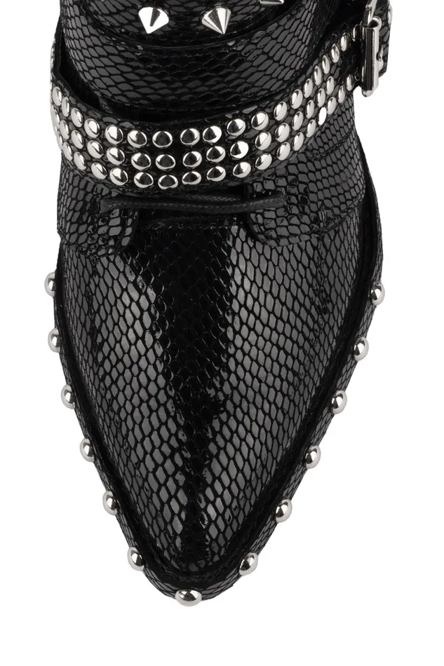 Women Ankle To Mid Jeffrey Campbell DRACOSTUD White Silver