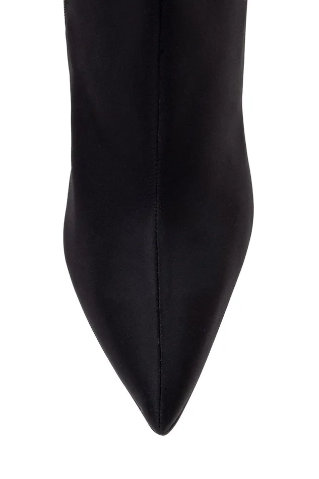 Women Ankle To Mid Jeffrey Campbell SIREN Black Neoprene
