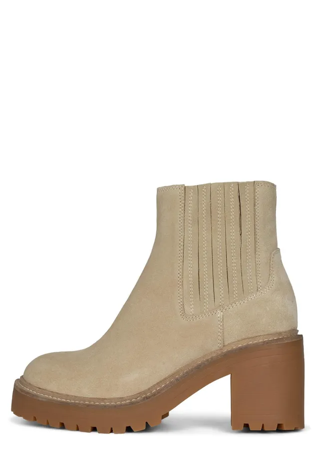 Women Ankle To Mid Jeffrey Campbell TUCKEE Sand Suede