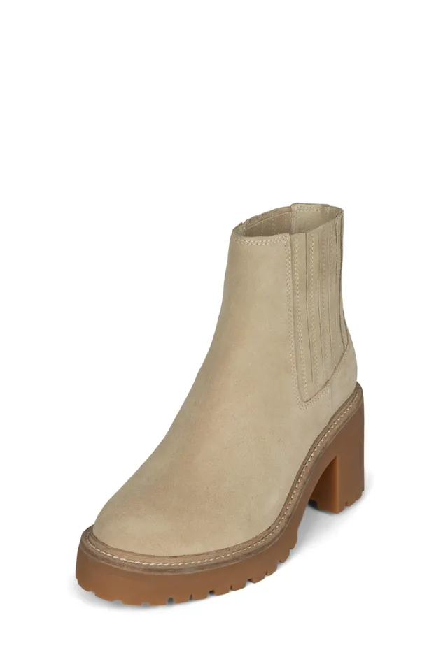 Women Ankle To Mid Jeffrey Campbell TUCKEE Sand Suede