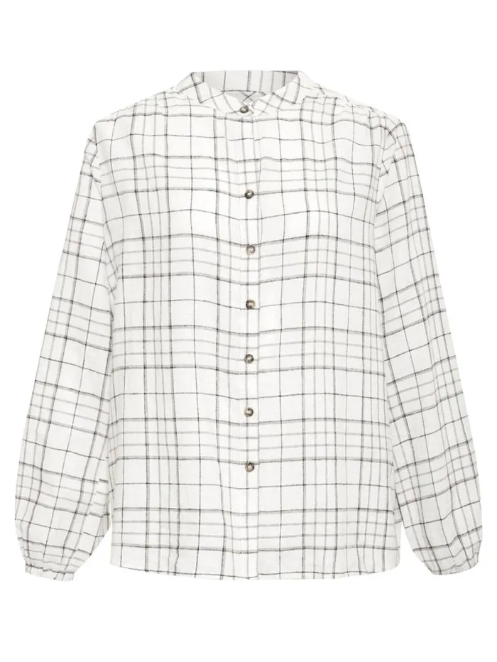 Women As You Are Button Front Shirt Graphic Windowpane Sanctuary Clothing Tees and Tops