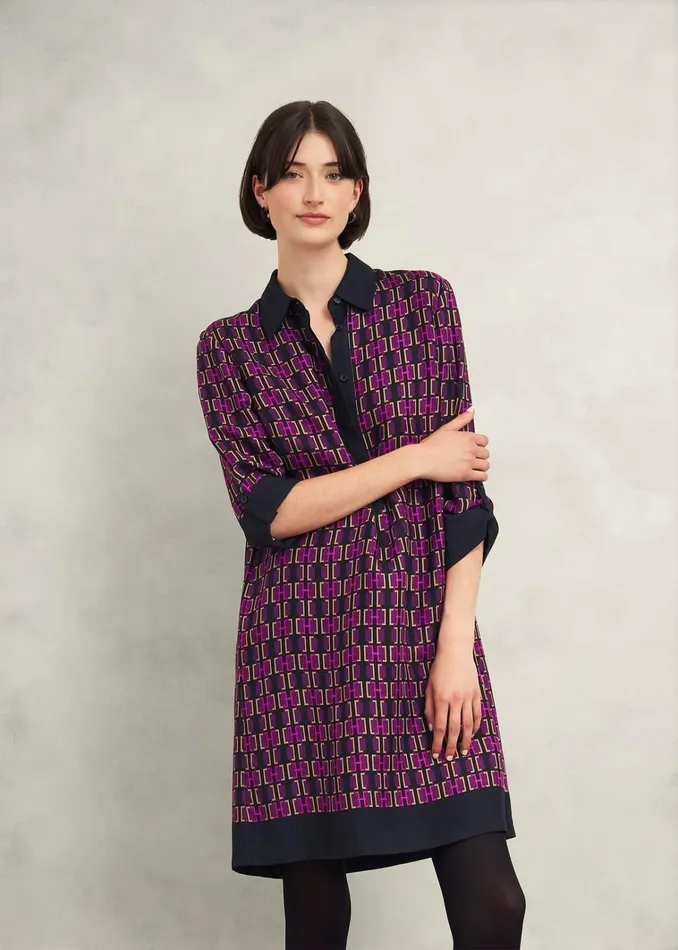 Women Aubrey Dress Purple Multi Hobbs Dresses and Jumpsuits