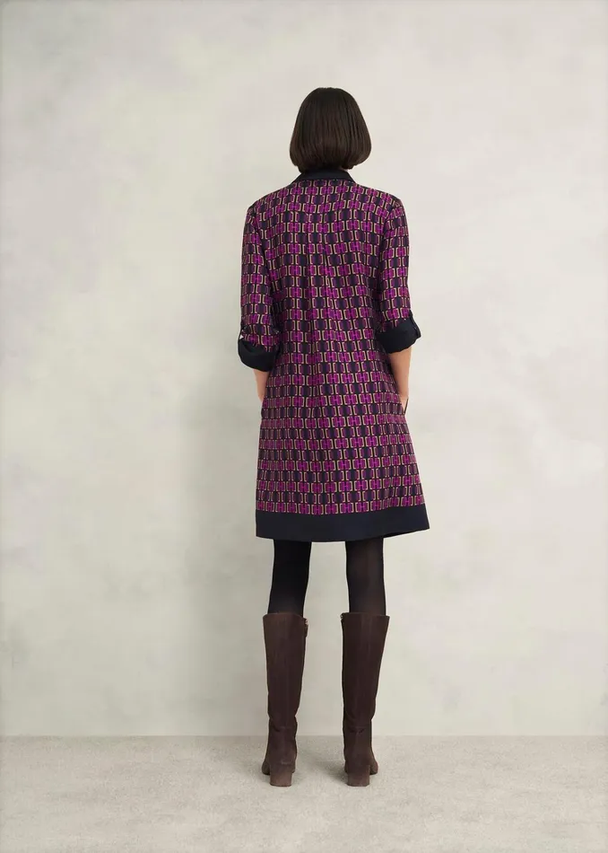 Women Aubrey Dress Purple Multi Hobbs Dresses and Jumpsuits