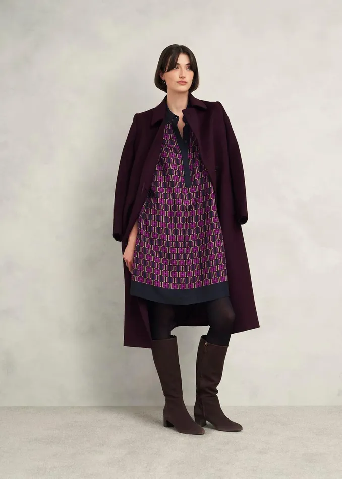 Women Aubrey Dress Purple Multi Hobbs Dresses and Jumpsuits