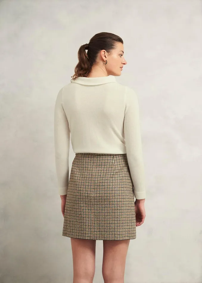 Women Audrey Wool Cashmere Jumper Warm Ivory Hobbs Jumpers and Cardigans