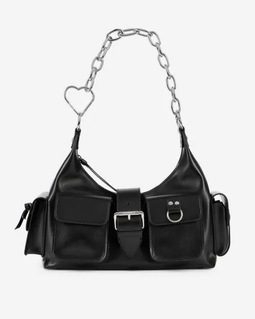 Women Bags The Kooples Amelia Silver Bag Chain Silver