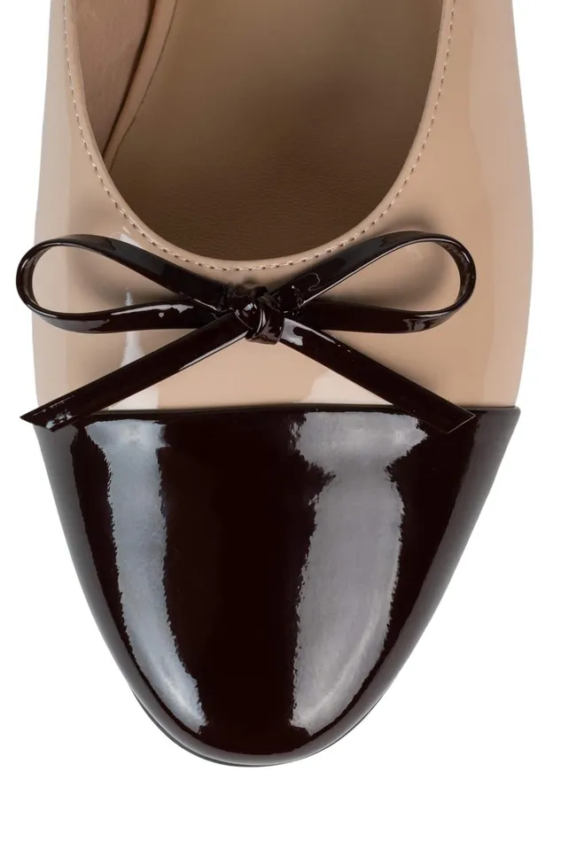Women Ballet Flats Jeffrey Campbell BALLETM Red Black Patent