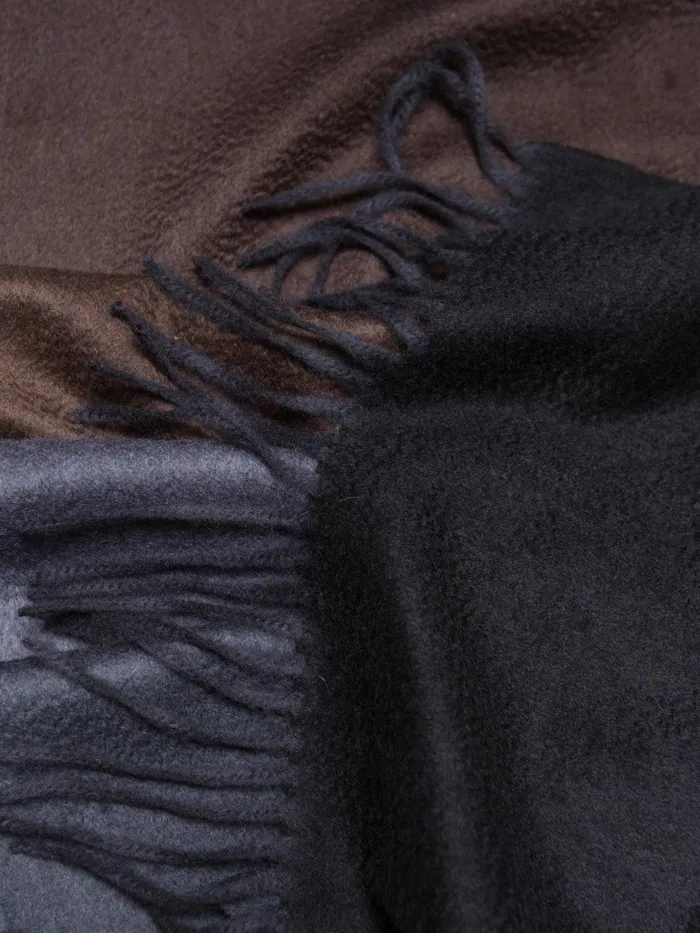 Women Begg X Co Nuance Scarf Nuance Ombre Cashmere Throw Oxide