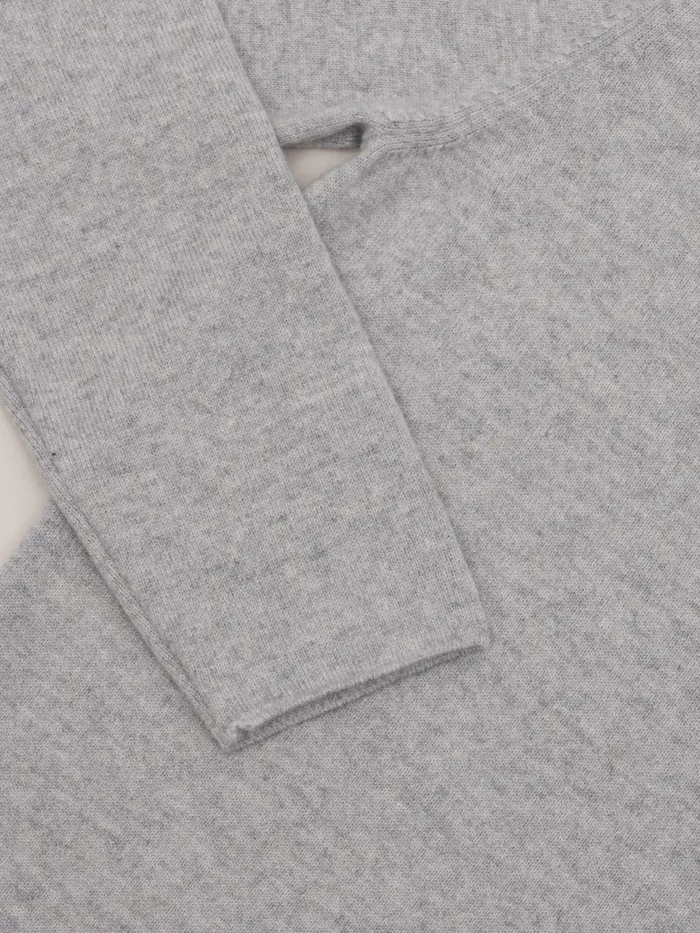 Women Begg X Co Polos and TShirts Luxe Cashmere TShirt Feather Grey