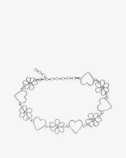 Women Belts The Kooples Silver Chain Belt Silver