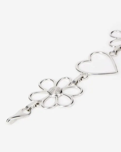 Women Belts The Kooples Silver Chain Belt Silver