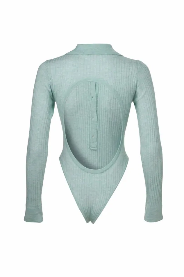 Women Bodysuits DODO BAR OR Pollie Bodysuit Light Blue