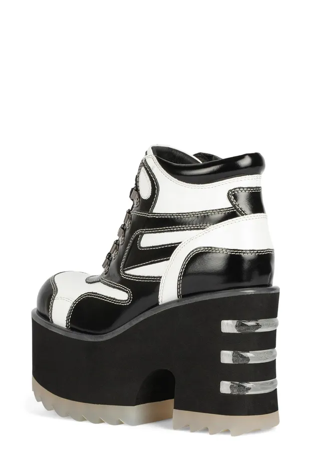 Women Boot Jeffrey Campbell DANGERS Black White