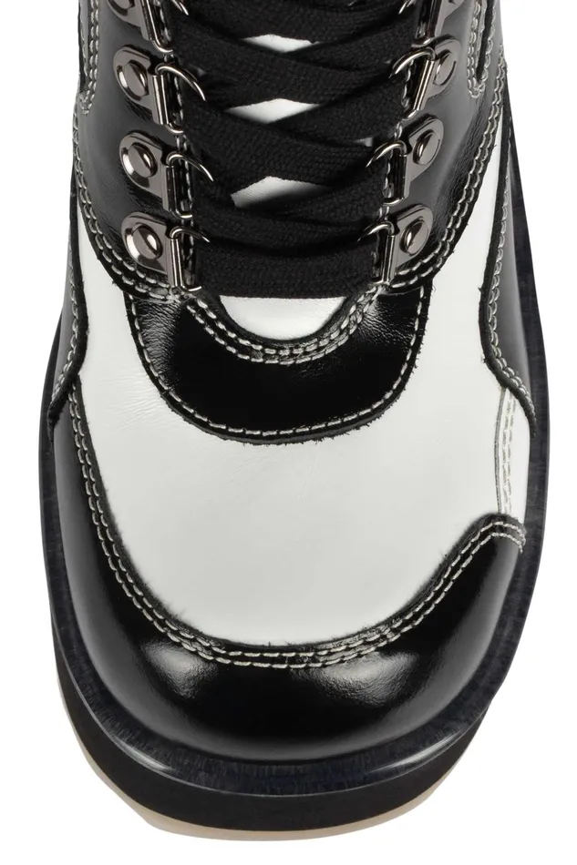 Women Boot Jeffrey Campbell DANGERS Black White