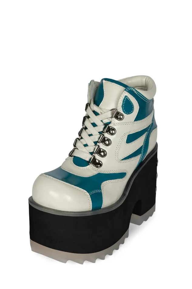 Women Boot Jeffrey Campbell DANGERS Black White
