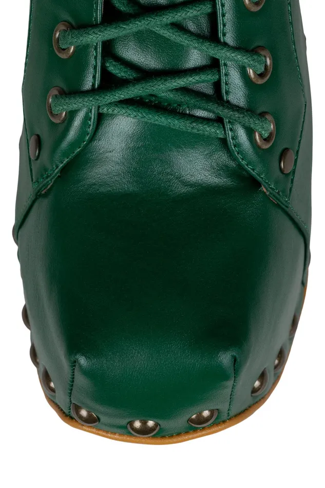 Women Boot Jeffrey Campbell GIANTLITA Green Yellow