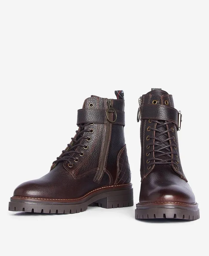 Women Boots Barbour Heidi Commando Boots Classic Brown Women Boots Barbour Heidi Commando Boots Classic Brown