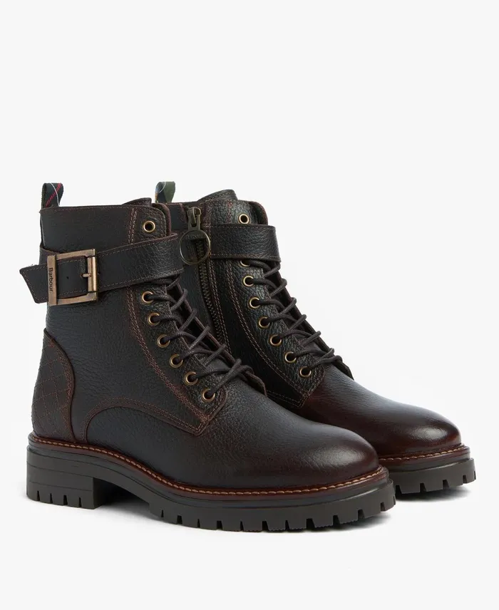 Women Boots Barbour Heidi Commando Boots Classic Brown Women Boots Barbour Heidi Commando Boots Classic Brown