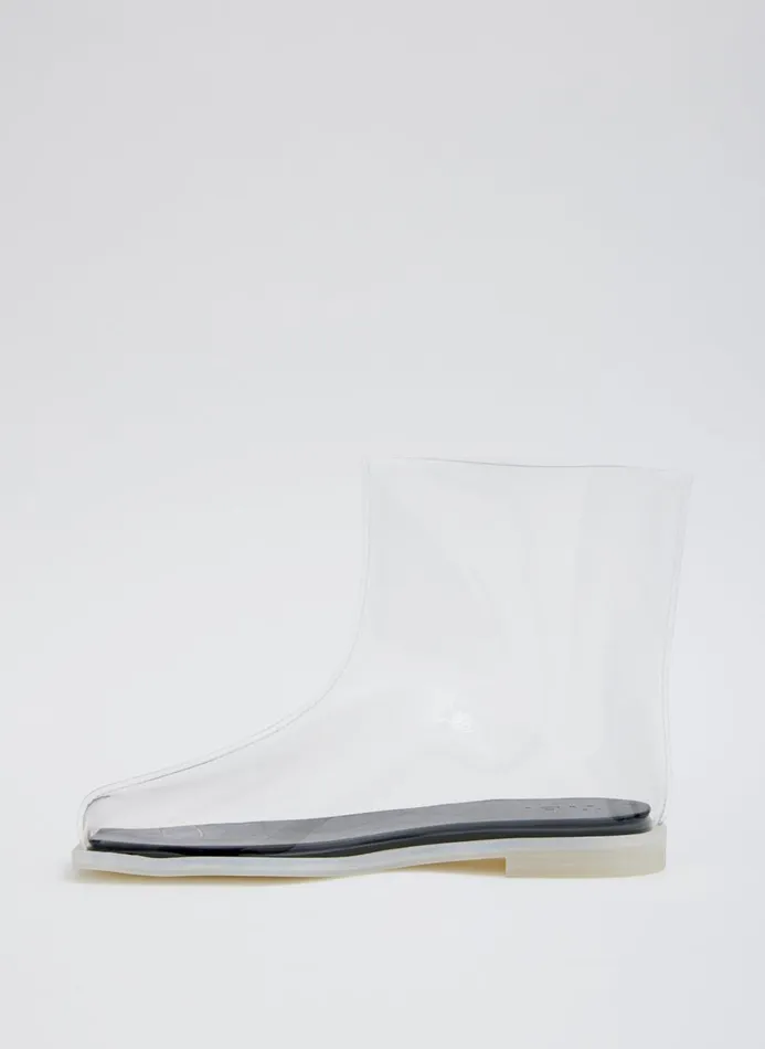 Women Boots Tibi Baby Rain Bootie Clear
