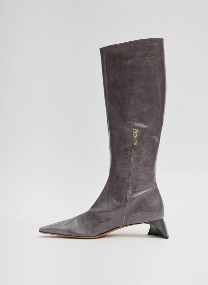 Women Boots Tibi Boris Boot Ash Grey