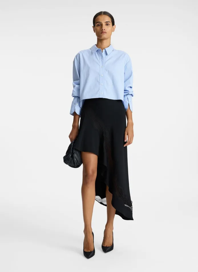 Women Bottoms ALC Dixie Asymmetrical Skirt Black