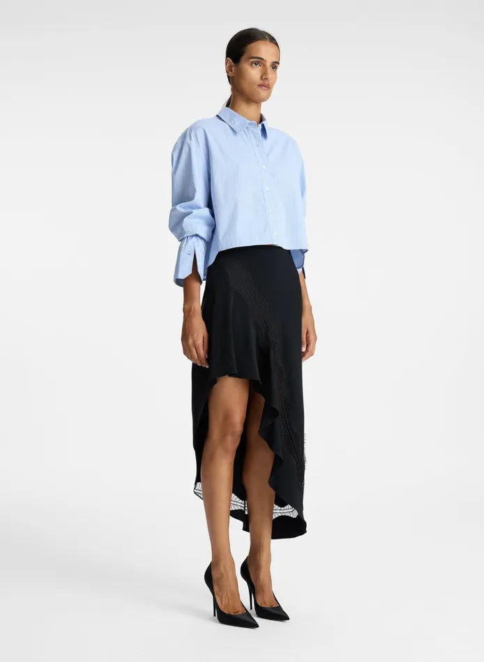 Women Bottoms ALC Dixie Asymmetrical Skirt Black