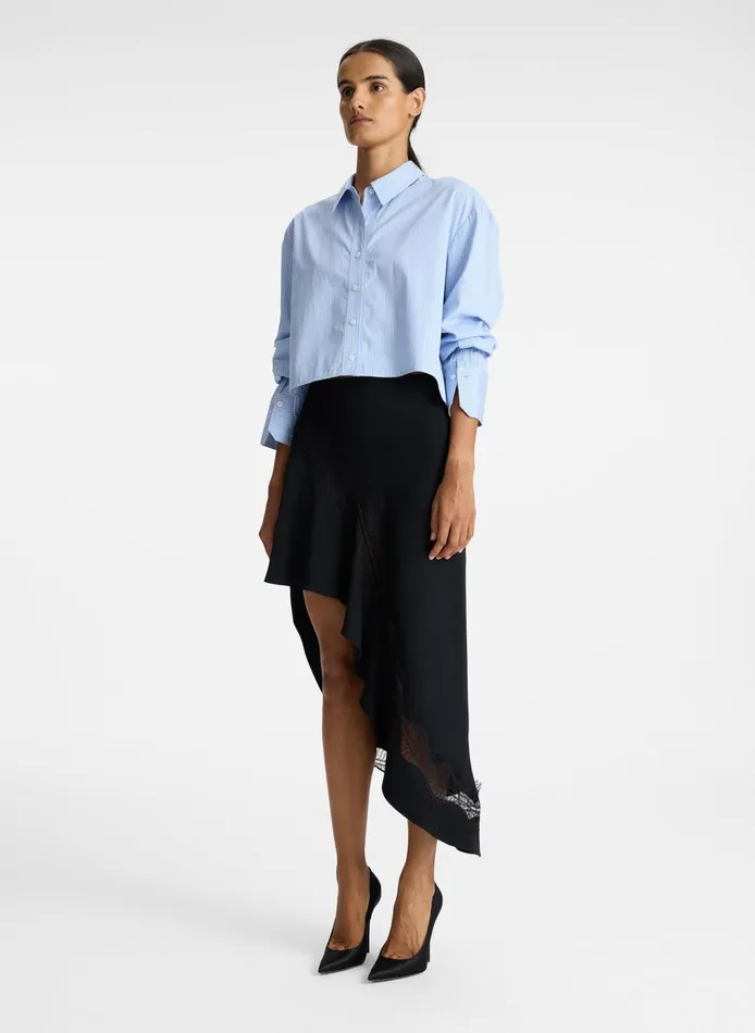 Women Bottoms ALC Dixie Asymmetrical Skirt Black