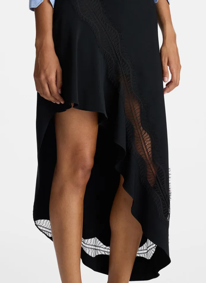 Women Bottoms ALC Dixie Asymmetrical Skirt Black