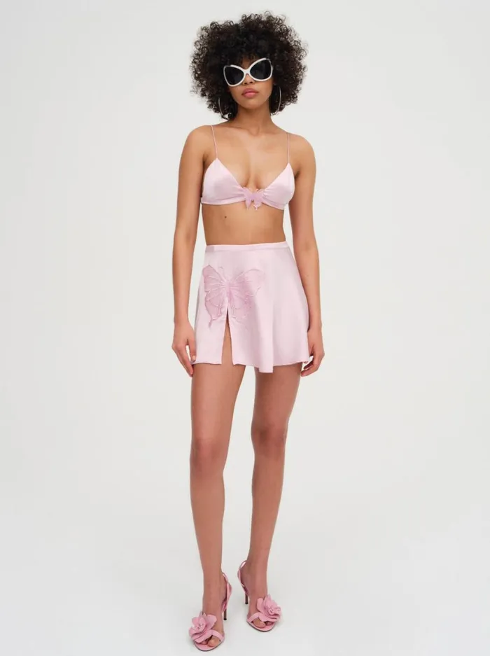 Women Bottoms For Love and Lemons Truette Mini Skirt Pink Women Bottoms For Love and Lemons Truette Mini Skirt Pink