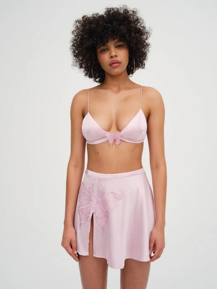 Women Bottoms For Love and Lemons Truette Mini Skirt Pink Women Bottoms For Love and Lemons Truette Mini Skirt Pink