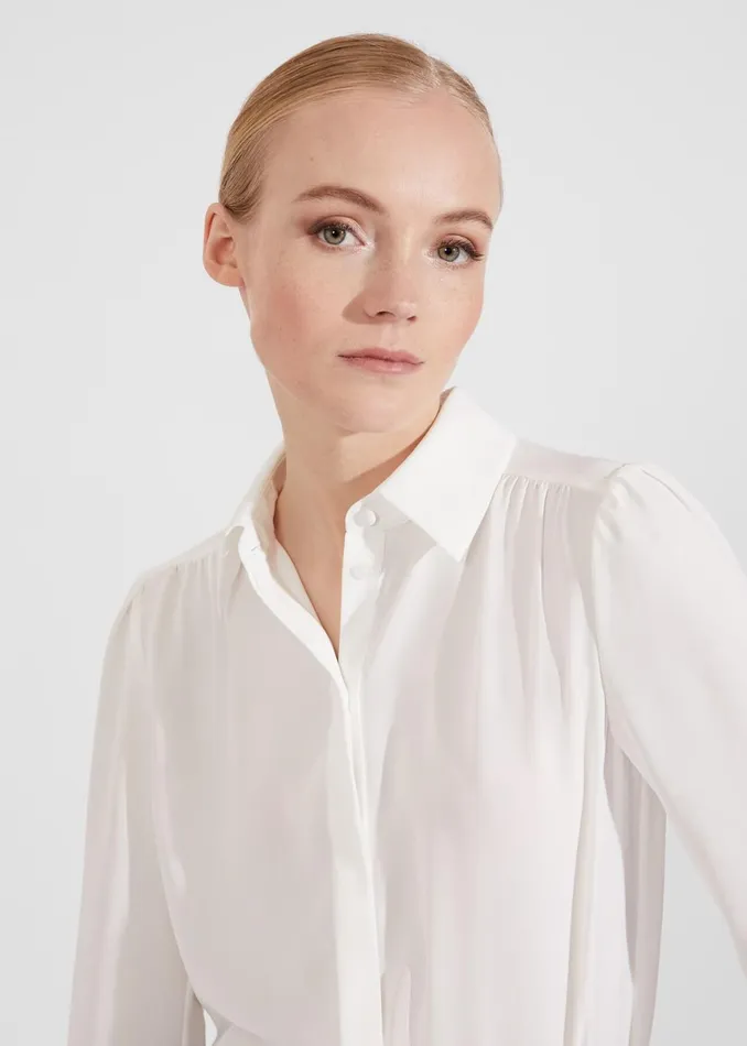 Women Caitlyn Shirt Ivory Hobbs Tops