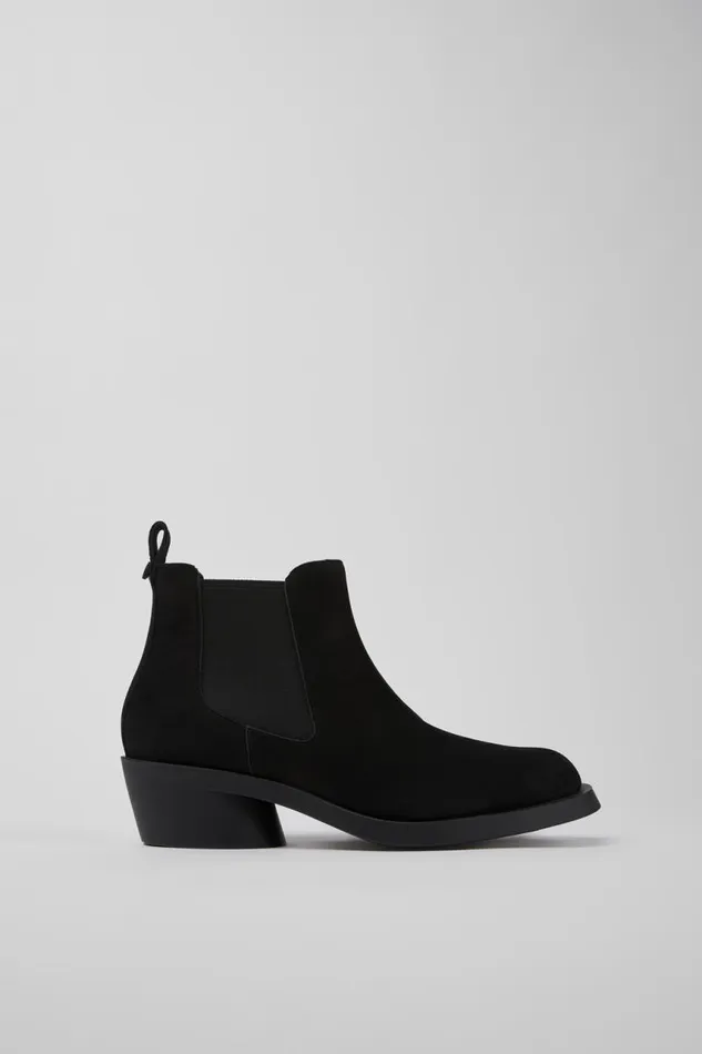 Women Camper Ankle Boots Bonnie Black Nubuck Ankle Boots Women Camper Ankle Boots Bonnie Black Nubuck Ankle Boots