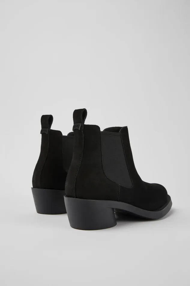 Women Camper Ankle Boots Bonnie Black Nubuck Ankle Boots Women Camper Ankle Boots Bonnie Black Nubuck Ankle Boots