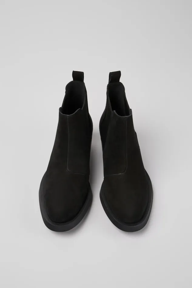 Women Camper Ankle Boots Bonnie Black Nubuck Ankle Boots Women Camper Ankle Boots Bonnie Black Nubuck Ankle Boots