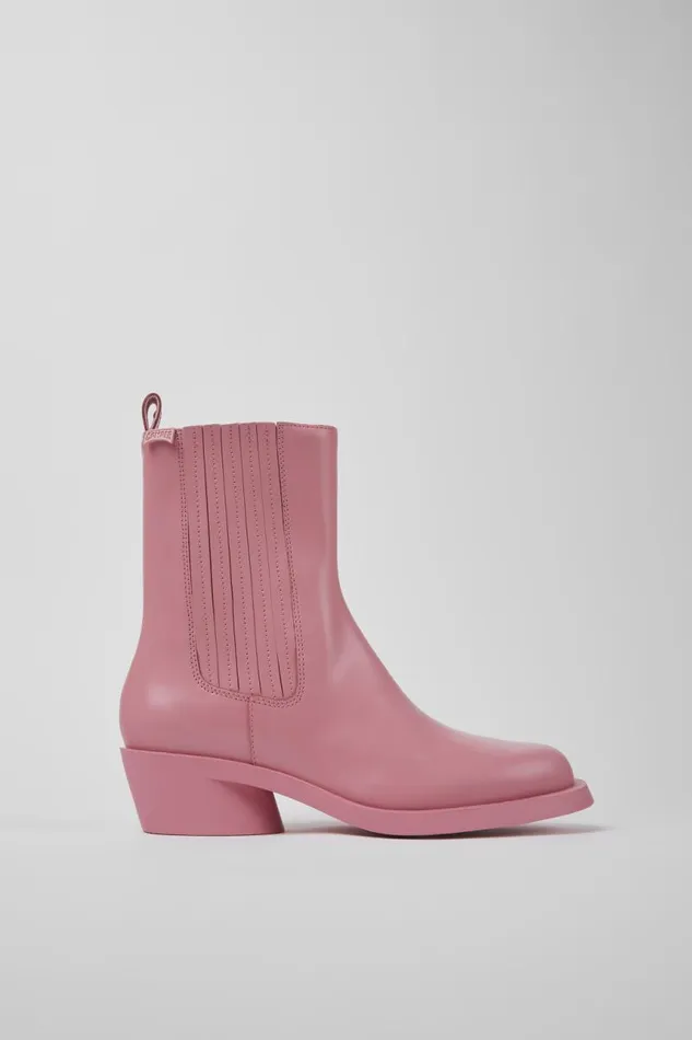 Women Camper Ankle Boots Bonnie Pink Leather Boots Women Camper Ankle Boots Bonnie Pink Leather Boots