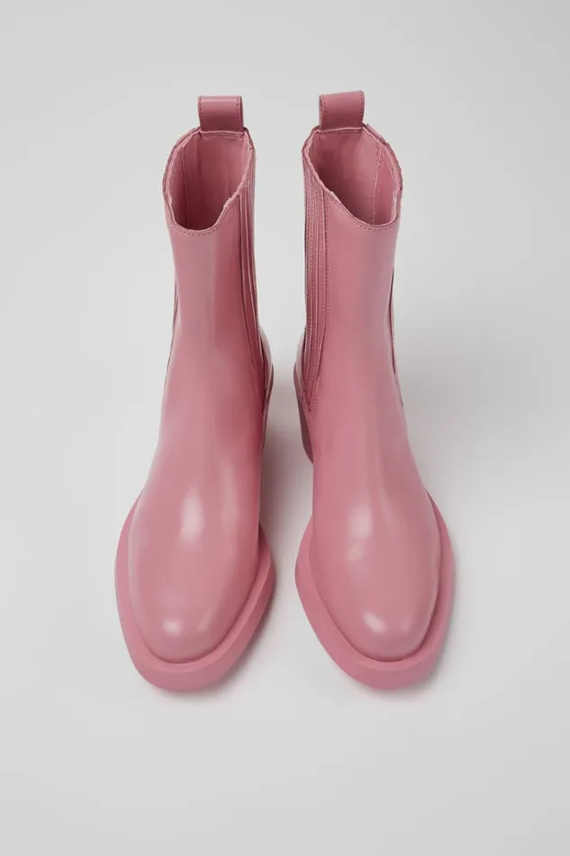 Women Camper Ankle Boots Bonnie Pink Leather Boots Women Camper Ankle Boots Bonnie Pink Leather Boots