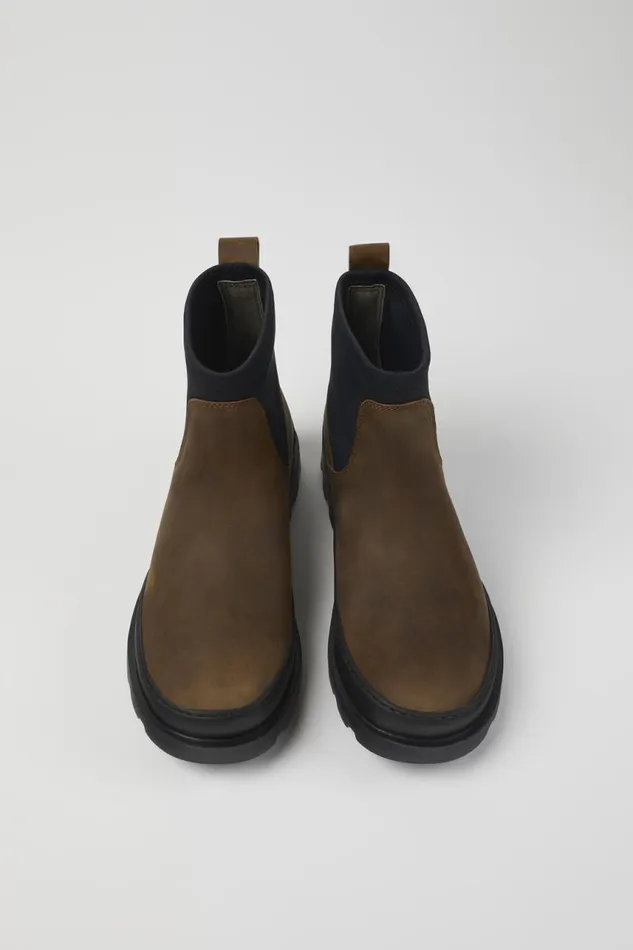 Women Camper Ankle Boots Brutus Brown Nubuck Ankle Boots Women Camper Ankle Boots Brutus Brown Nubuck Ankle Boots