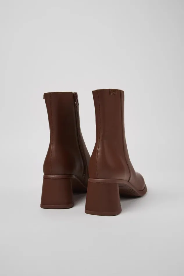 Women Camper Ankle Boots Kiara Red Leather Boots Women Camper Ankle Boots Kiara Red Leather Boots