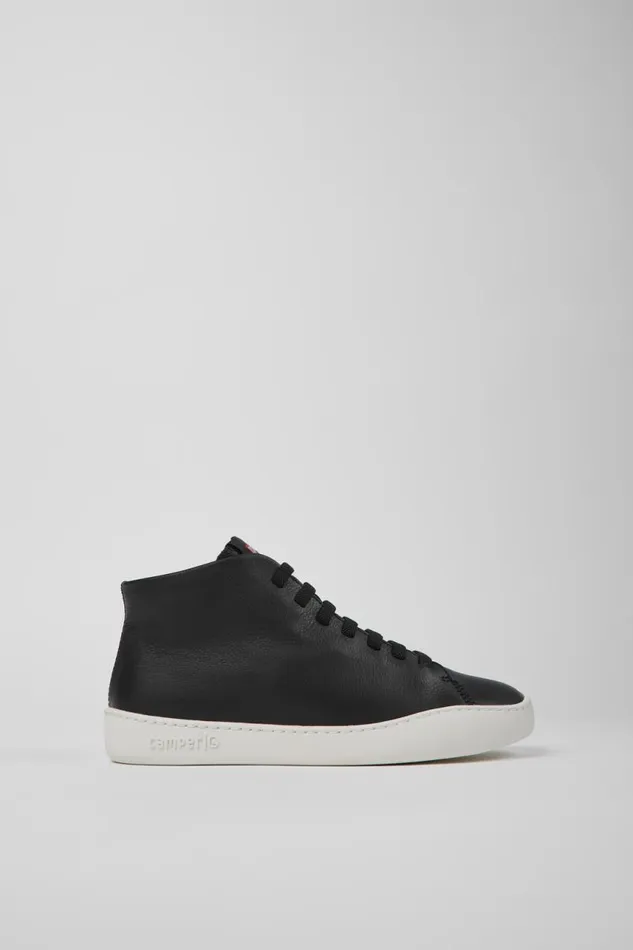 Women Camper Ankle Boots Peu Touring Black Leather Sneakers Women Camper Ankle Boots Peu Touring Black Leather Sneakers