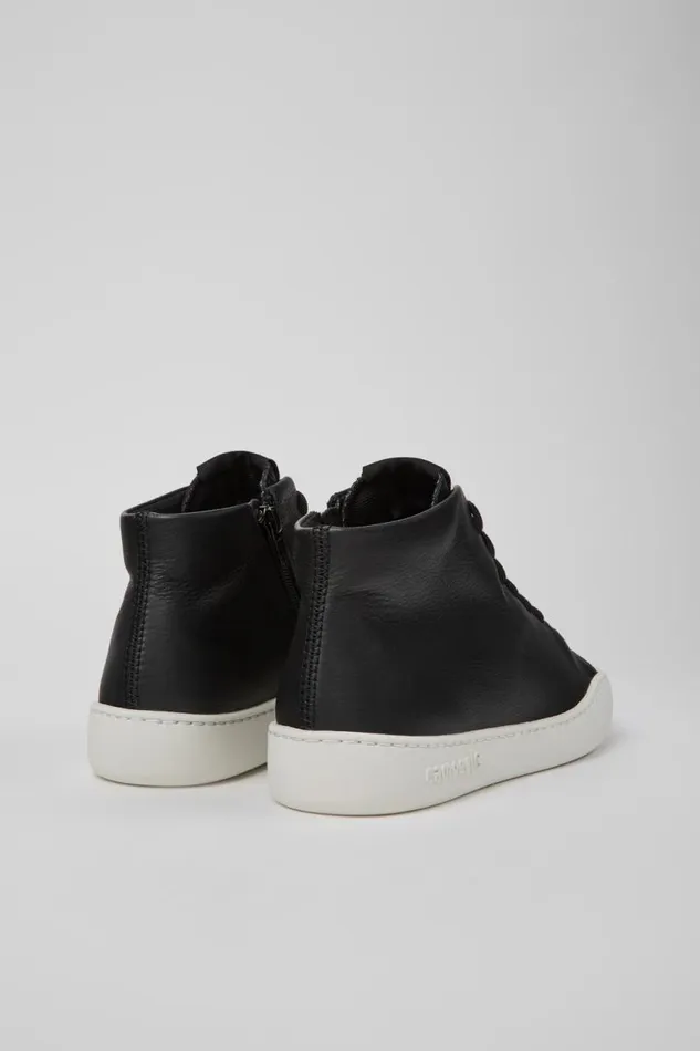 Women Camper Ankle Boots Peu Touring Black Leather Sneakers Women Camper Ankle Boots Peu Touring Black Leather Sneakers