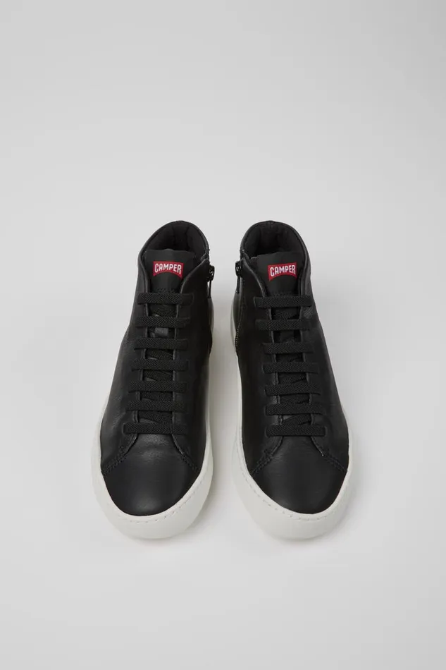 Women Camper Ankle Boots Peu Touring Black Leather Sneakers Women Camper Ankle Boots Peu Touring Black Leather Sneakers