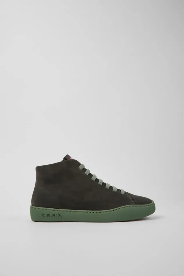 Women Camper Ankle Boots Peu Touring Gray Nubuck Sneakers Women Camper Ankle Boots Peu Touring Gray Nubuck Sneakers
