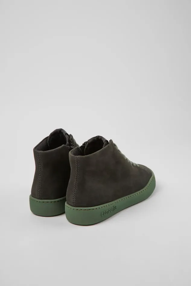 Women Camper Ankle Boots Peu Touring Gray Nubuck Sneakers Women Camper Ankle Boots Peu Touring Gray Nubuck Sneakers