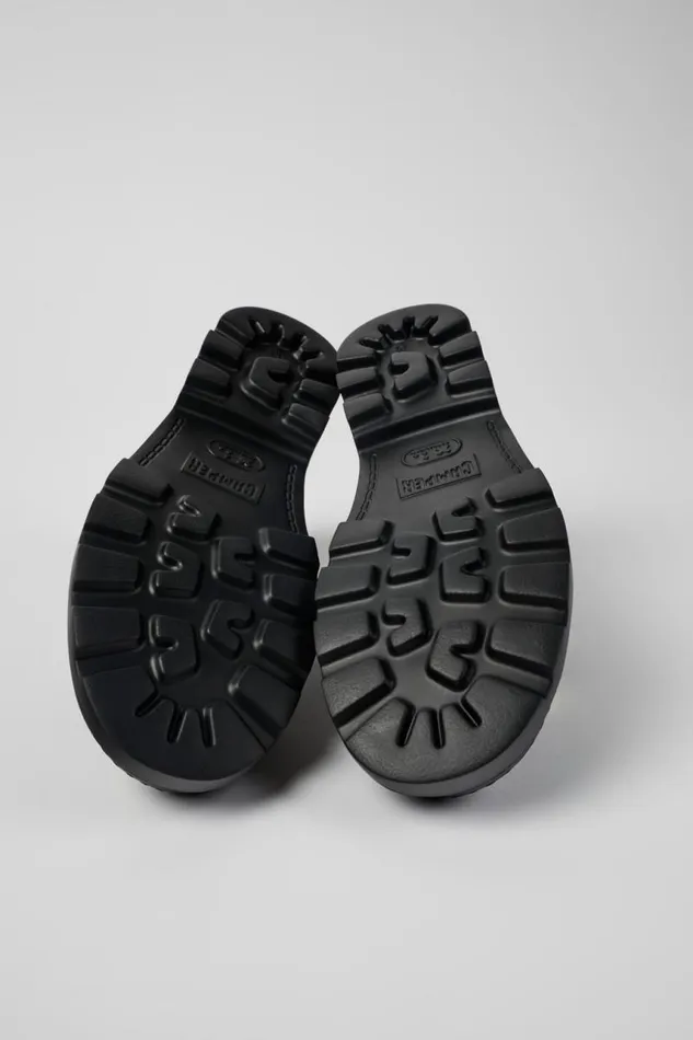 Women Camper Ballerinas Brutus Black Leather Mary Jane Flats Women Camper Ballerinas Brutus Black Leather Mary Jane Flats