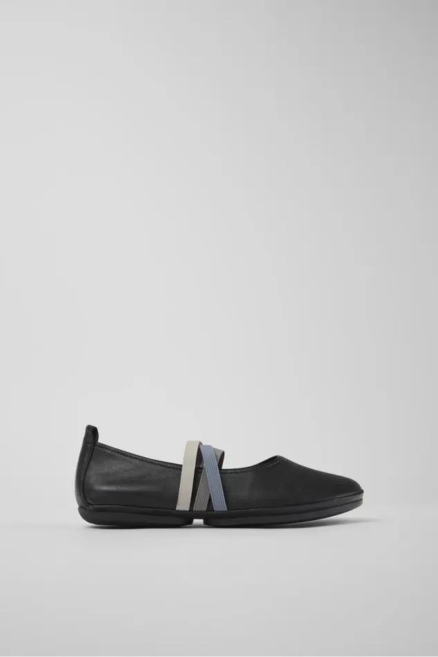 Women Camper Ballerinas Twins Black Leather Ballerina Women Camper Ballerinas Twins Black Leather Ballerina