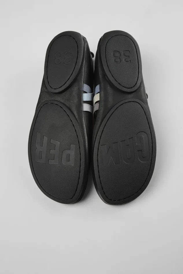 Women Camper Ballerinas Twins Black Leather Ballerina Women Camper Ballerinas Twins Black Leather Ballerina