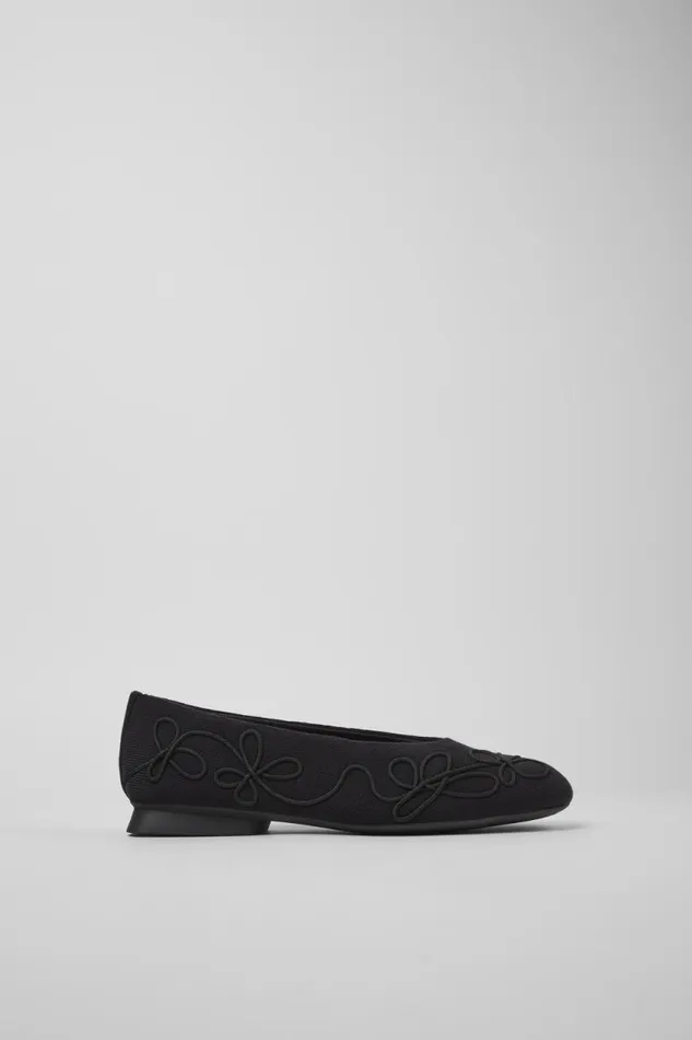 Women Camper Ballerinas Twins Black Textile Ballerinas Women Camper Ballerinas Twins Black Textile Ballerinas