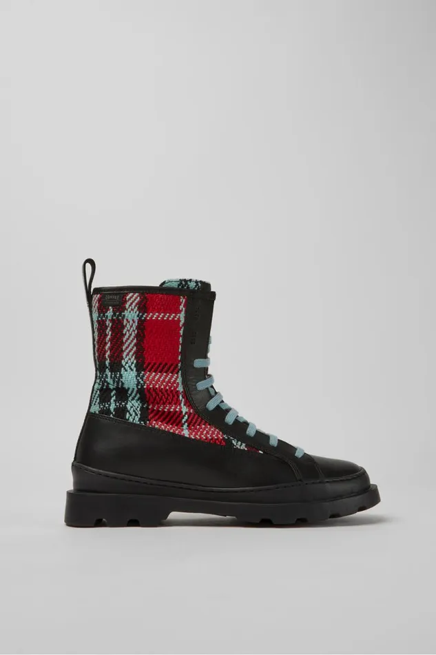 Women Camper Boots Brutus Multicolor Laceup Boots Women Camper Boots Brutus Multicolor Laceup Boots