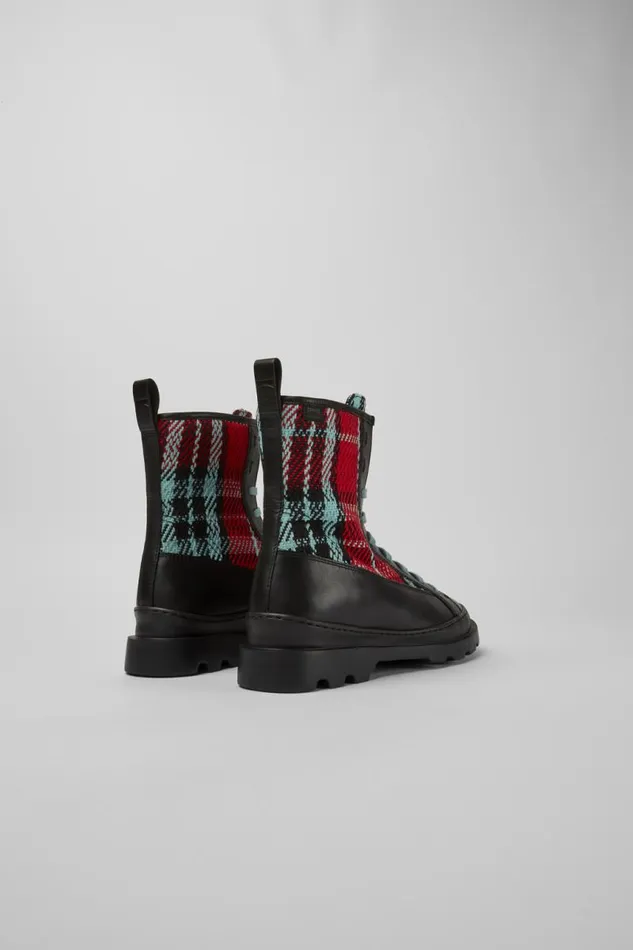 Women Camper Boots Brutus Multicolor Laceup Boots Women Camper Boots Brutus Multicolor Laceup Boots