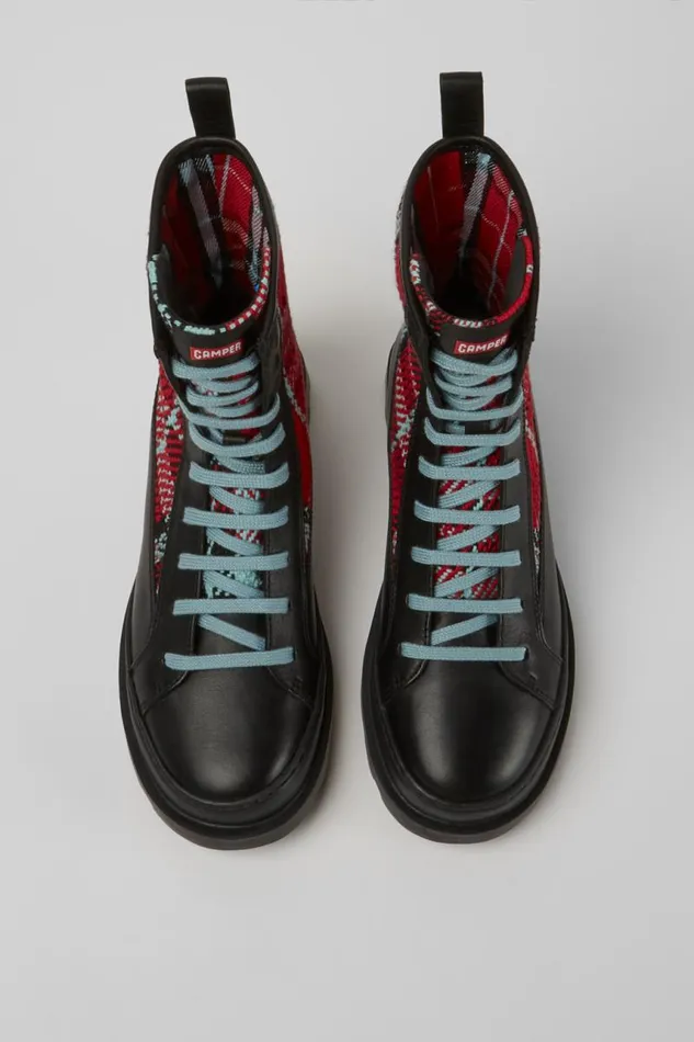Women Camper Boots Brutus Multicolor Laceup Boots Women Camper Boots Brutus Multicolor Laceup Boots